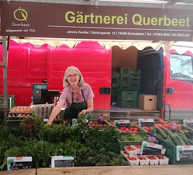 Querbeet Markstand